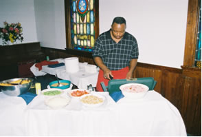 John Primus is the master omelet preparer